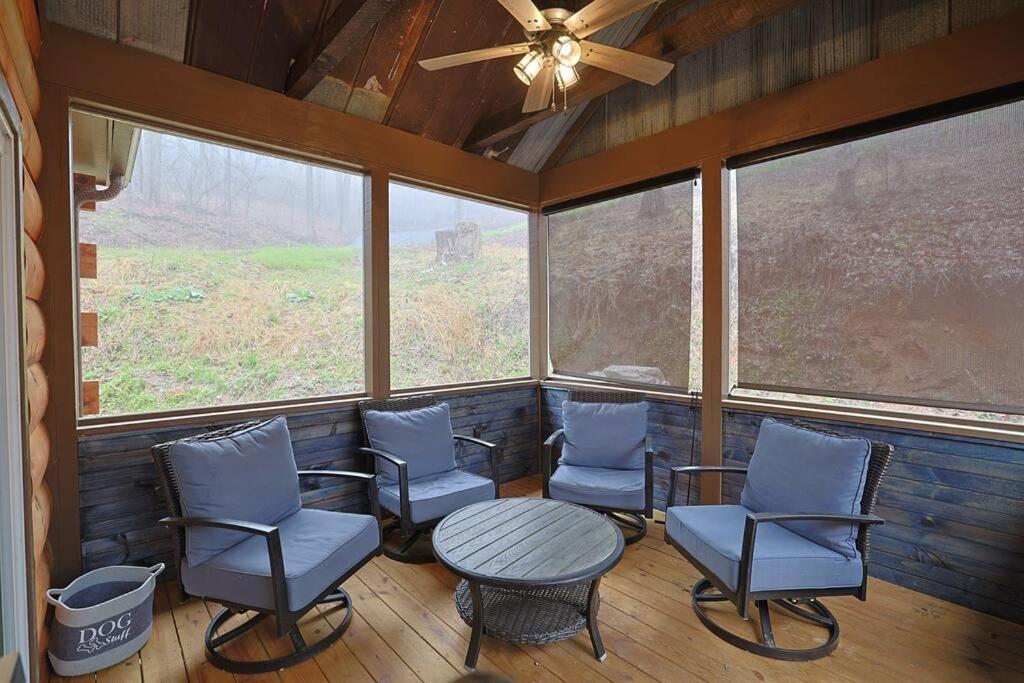 Rustic Modern Cabin With Hot Tub Near Rafting And Great Smokey Mountains Bryson City Luaran gambar